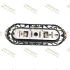 Gold blue flower plastic lamp holder, dual-purpose wick, socket and screw socket for electrical products Application Scenario